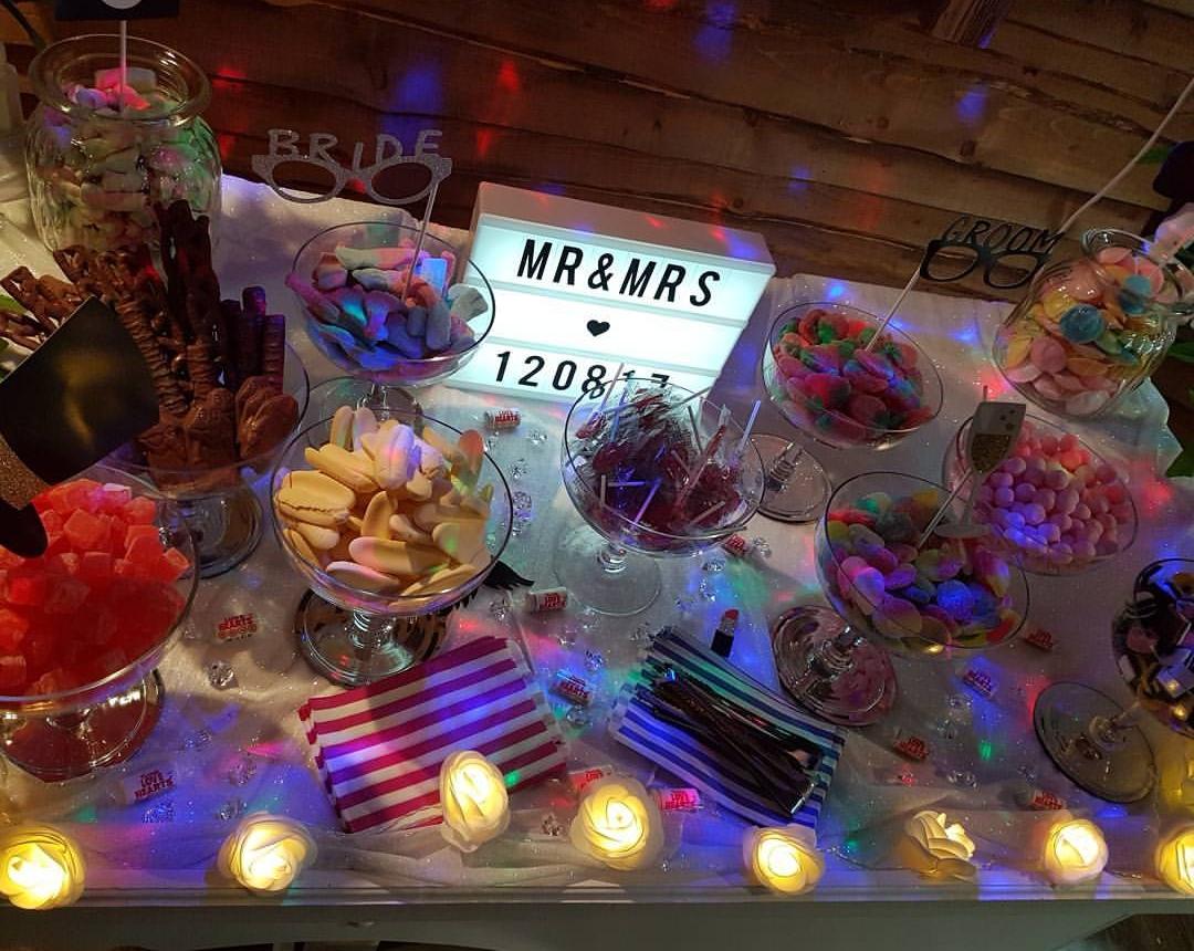 Wedding sweet cart hire